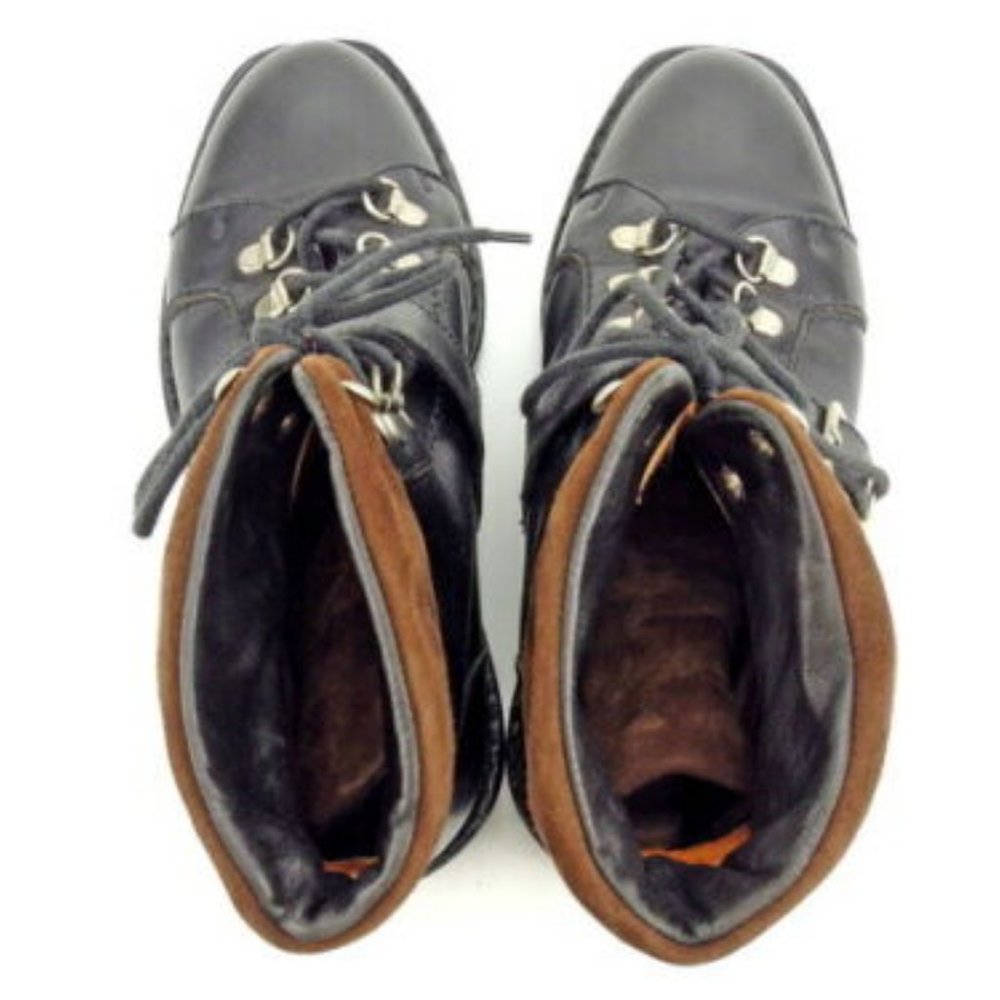 GUCCI Boots Trekking ?~ ?~ Leather ?~ Suede Authentic Used - Picture 5 of 6